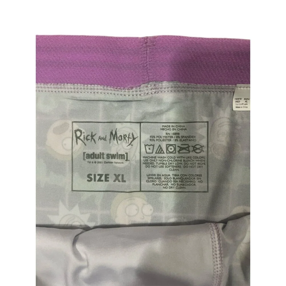 Rick and Morty Boxer Briefs Underwear Men's Size XL TV Adult Swim‎ Cartoons
